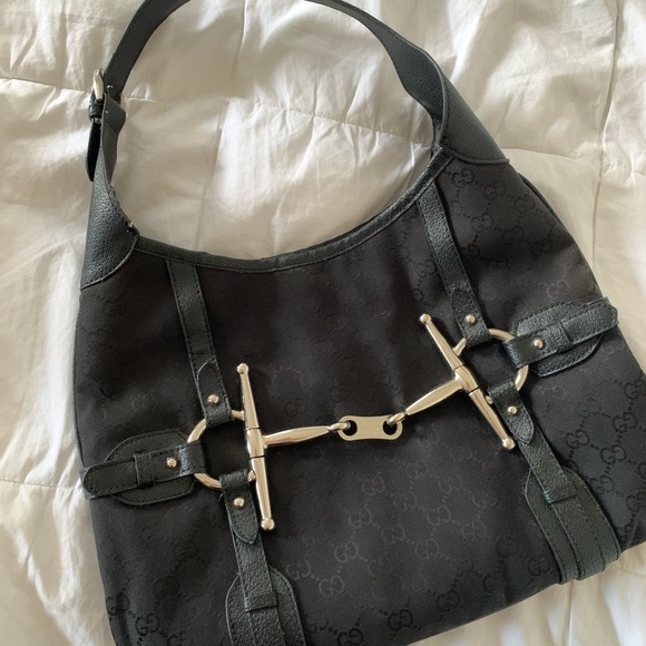 Gucci Hobo Handbag 85th Anniversary Black Purse